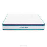 Linenspa 8 Inch Memory Foam and Innerspring Hybrid Mattress - Medium-Firm Feel - Cal King